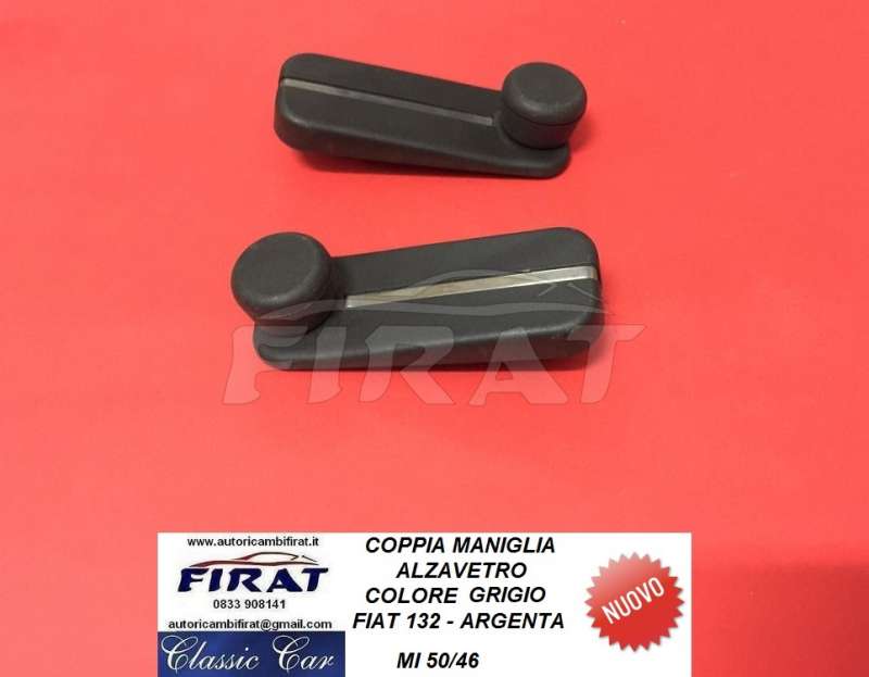 MANIGLIA ALZAVETRO FIAT 132 - ARGENTA (50/46)